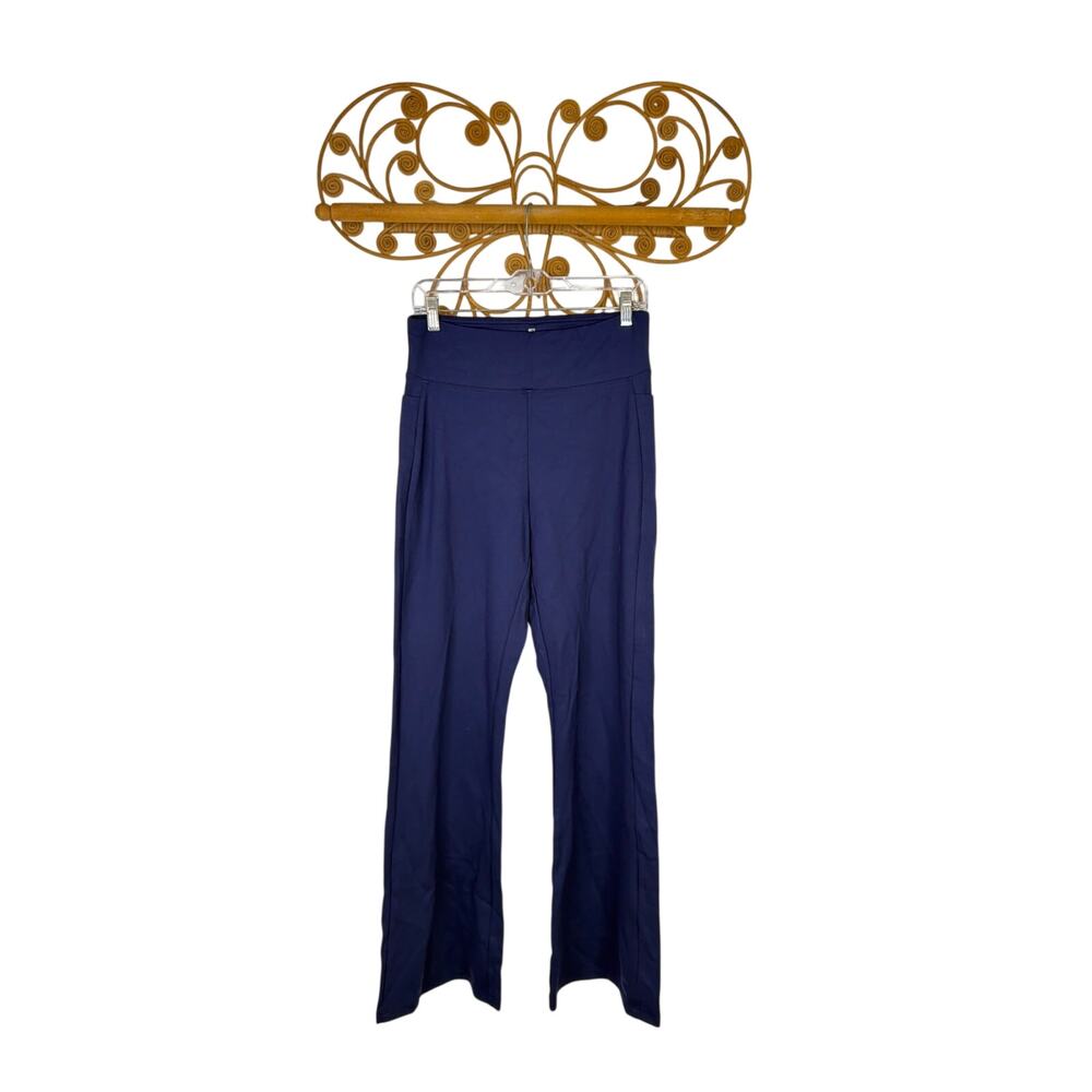 NEW JAANUU Lina Slim high waisted Scrub Pants Navy Blue L